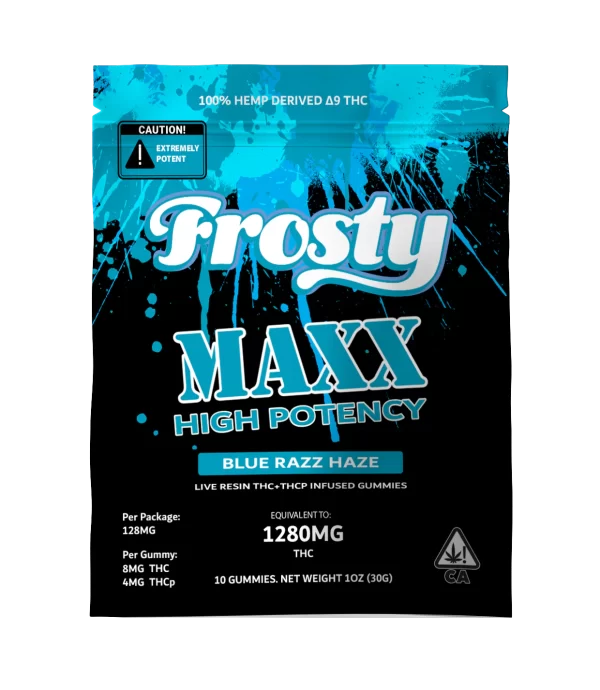 Frosty Maxx Bluerazz Gummies